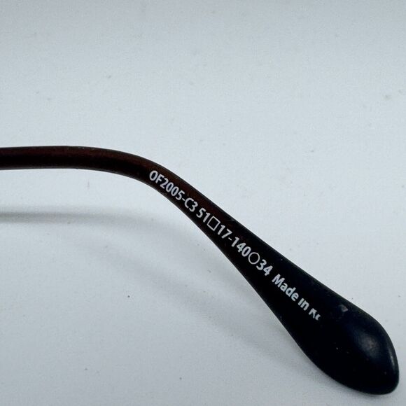 OWNDAYS OF2005-c3 Eyeglasses Frames Square Full Rim 51-17-140 H14892 - Picture 6 of 7